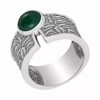 Серебряное кольцо с агатом