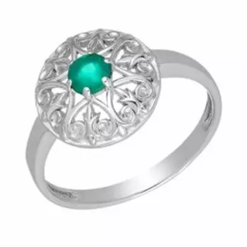 Серебряное кольцо с агатом