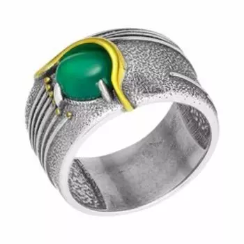 Серебряное кольцо с агатом