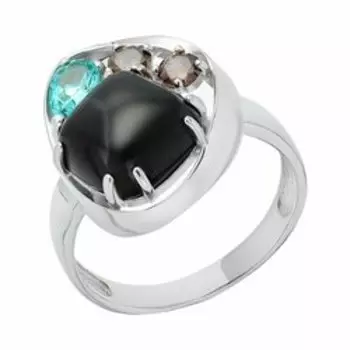 Серебряное кольцо с агатом