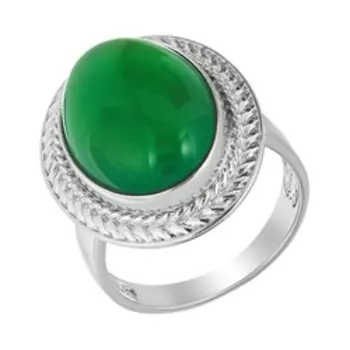 Серебряное кольцо с агатом