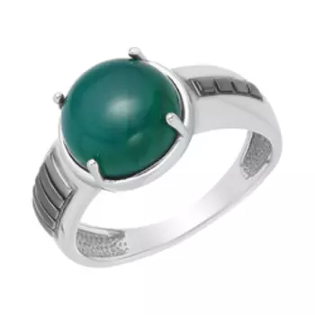 Серебряное кольцо с агатом