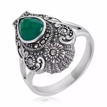 Серебряное кольцо с агатом