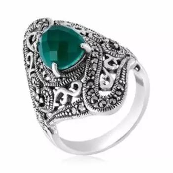 Серебряное кольцо с агатом