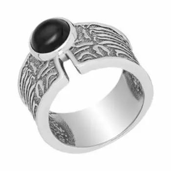 Серебряное кольцо с агатом.