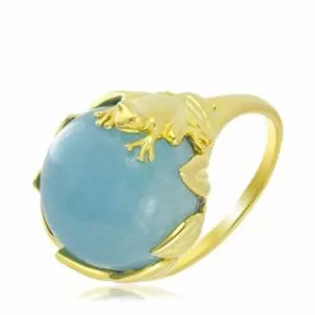 Серебряное кольцо с аквамарином