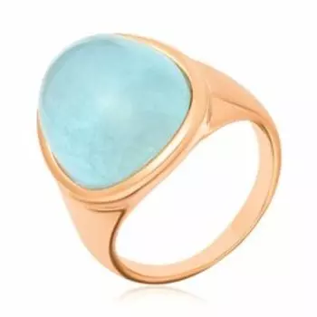 Серебряное кольцо с аквамарином