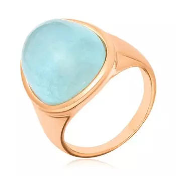 Серебряное кольцо с аквамарином