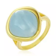Серебряное кольцо с аквамарином