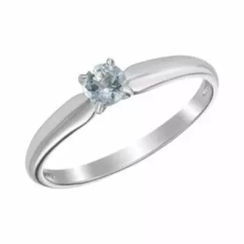 Серебряное кольцо с аквамарином