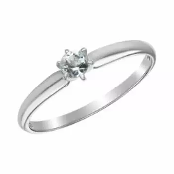 Серебряное кольцо с аквамарином