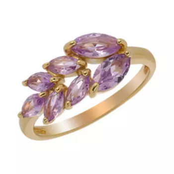 Серебряное кольцо с александритами