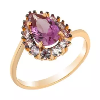 Серебряное кольцо с александритом