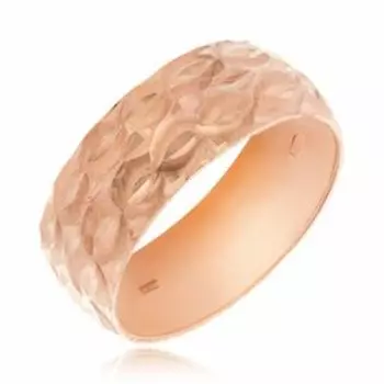 Серебряное кольцо с алмазной обработкой