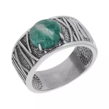 Серебряное кольцо с амазонитом
