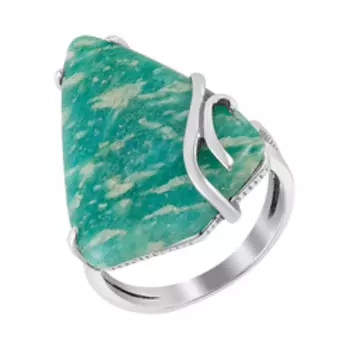 Серебряное кольцо с амазонитом