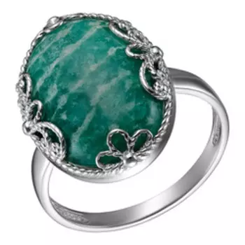 Серебряное кольцо с амазонитом