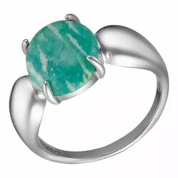 Серебряное кольцо с амазонитом