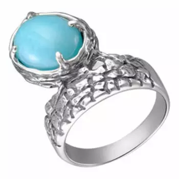 Серебряное кольцо с амазонитом