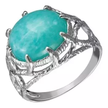 Серебряное кольцо с амазонитом