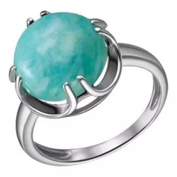 Серебряное кольцо с амазонитом