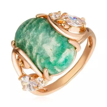 Серебряное кольцо с амазонитом