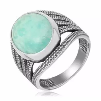 Серебряное кольцо с амазонитом