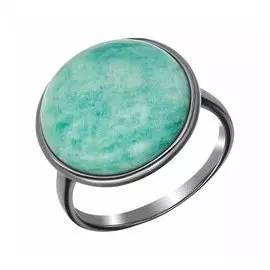 Серебряное кольцо с амазонитом