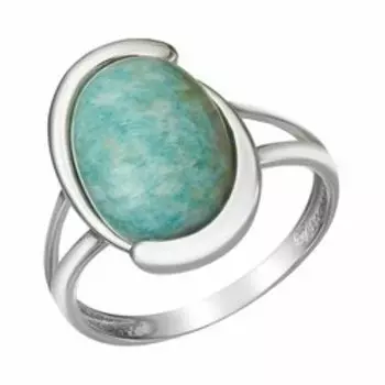 Серебряное кольцо с амазонитом
