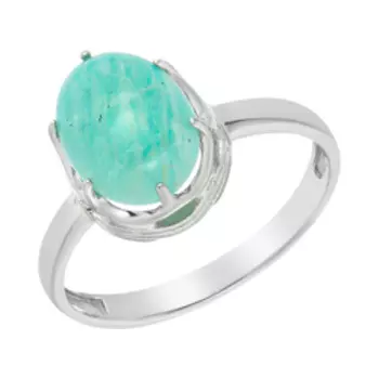 Серебряное кольцо с амазонитом