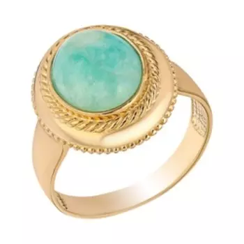 Серебряное кольцо с амазонитом