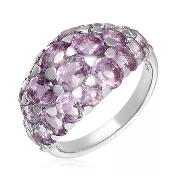 Серебряное кольцо с аметистами