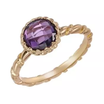 Серебряное кольцо с аметистом