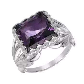 Серебряное кольцо с аметистом