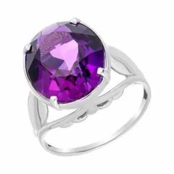 Серебряное кольцо с аметистом