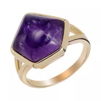 Серебряное кольцо с аметистом