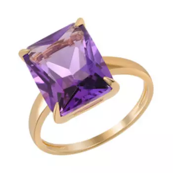 Серебряное кольцо с аметистом