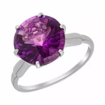 Серебряное кольцо с аметистом