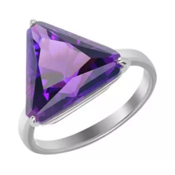 Серебряное кольцо с аметистом