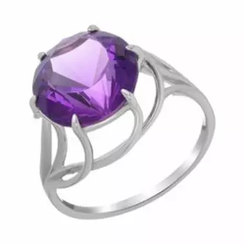 Серебряное кольцо с аметистом