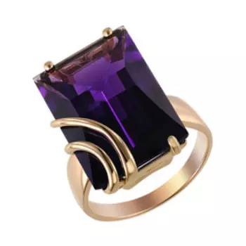 Серебряное кольцо с аметистом