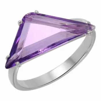 Серебряное кольцо с аметистом
