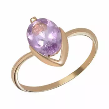 Серебряное кольцо с аметистом