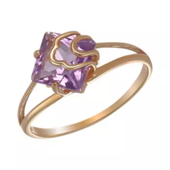 Серебряное кольцо с аметистом