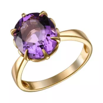 Серебряное кольцо с аметистом