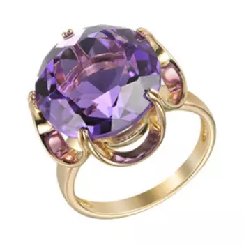 Серебряное кольцо с аметистом