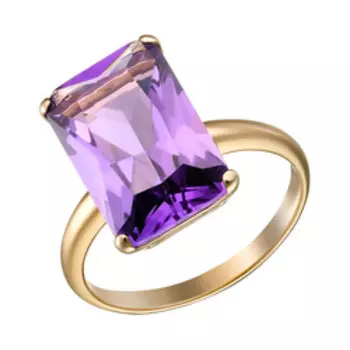 Серебряное кольцо с аметистом