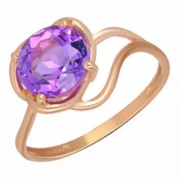 Серебряное кольцо с аметистом