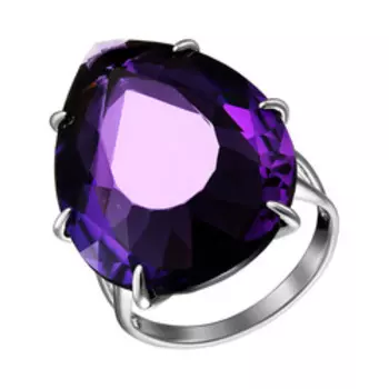 Серебряное кольцо с аметистом