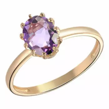 Серебряное кольцо с аметистом